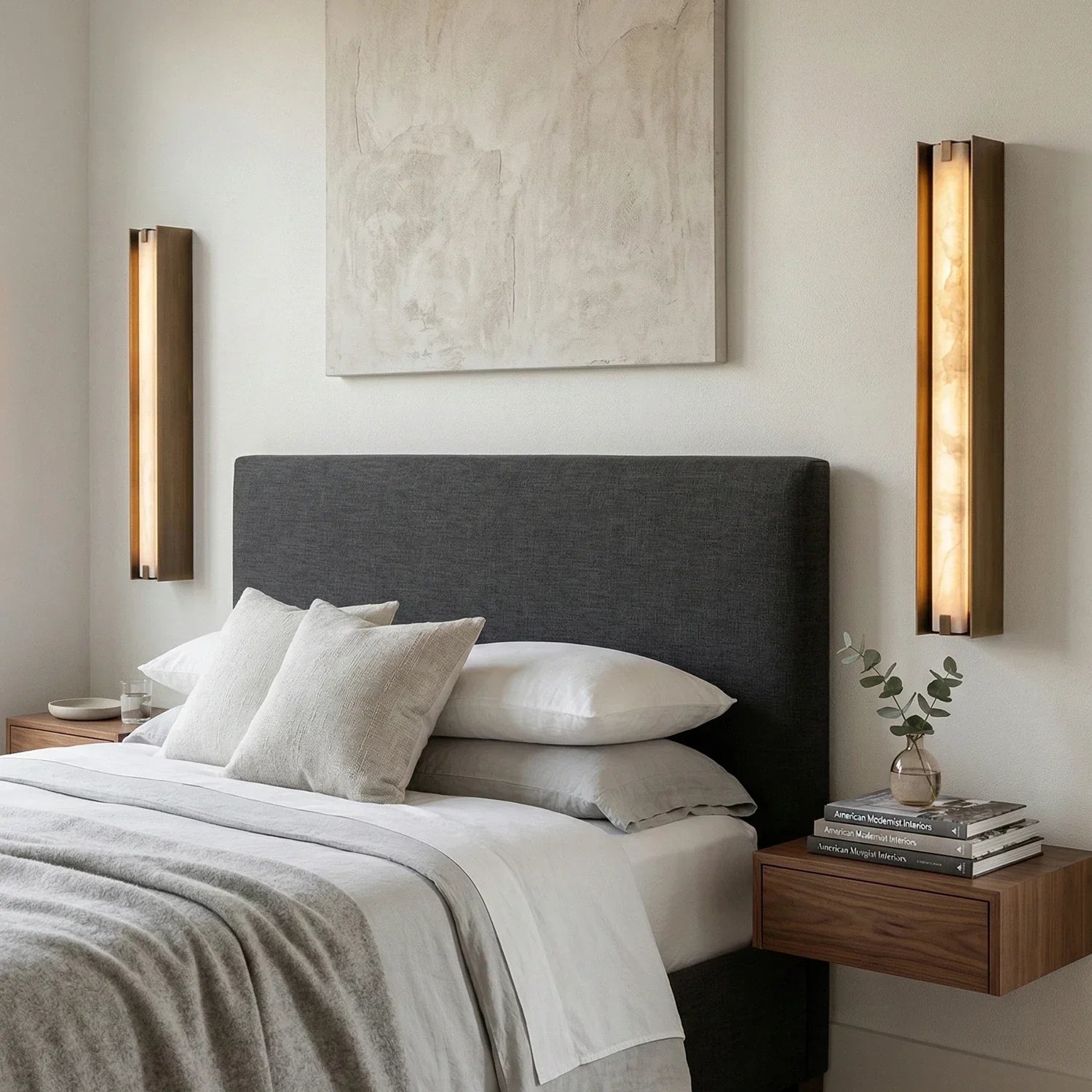 Linear Alabaster Wall Sconce