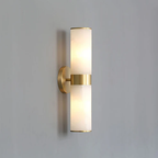 Linear Tandem Alabaster Wall Lamp