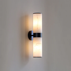 Linear Tandem Alabaster Wall Lamp