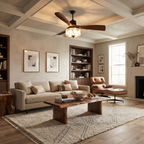 Linear Wood Chandelier