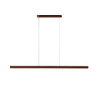 Linear Wooden Pendant Light