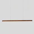 Linear Wooden Pendant Light
