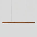 Linear Wooden Pendant Light