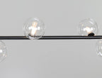 Linear Glass Orb Pendant Light