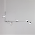 Linear Glass Orb Pendant Light