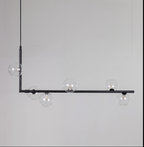 Linear Glass Orb Pendant Light