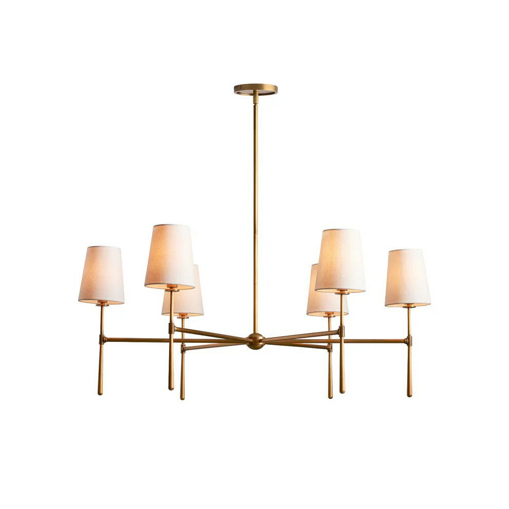 Linear Spoke Chandelier