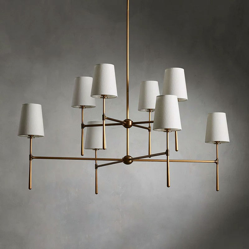 Linear Spoke Chandelier