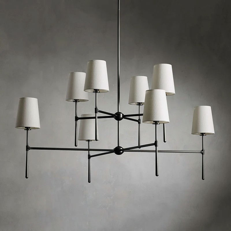 Linear Spoke Chandelier