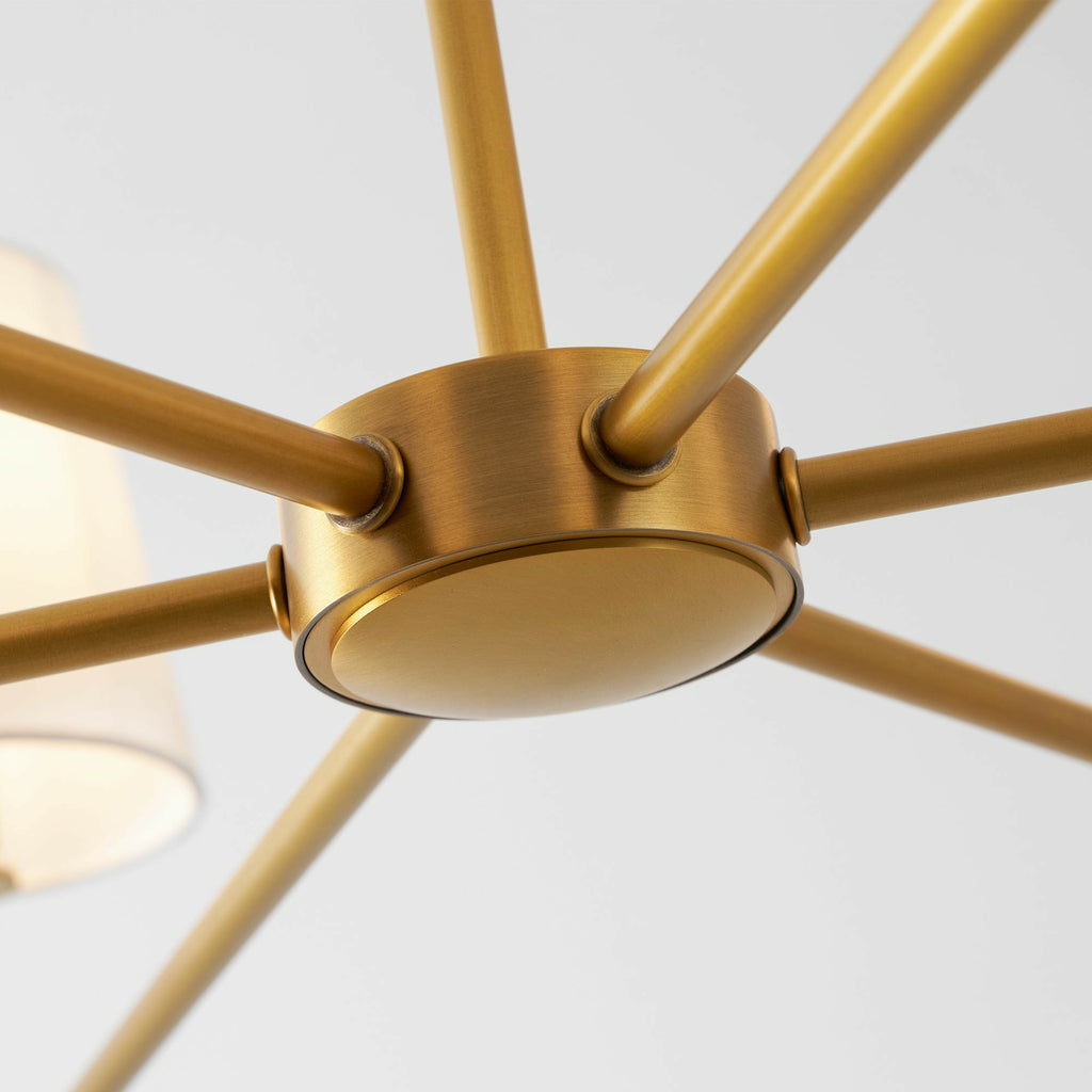 Linear Spoke Chandelier
