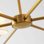 Linear Spoke Chandelier
