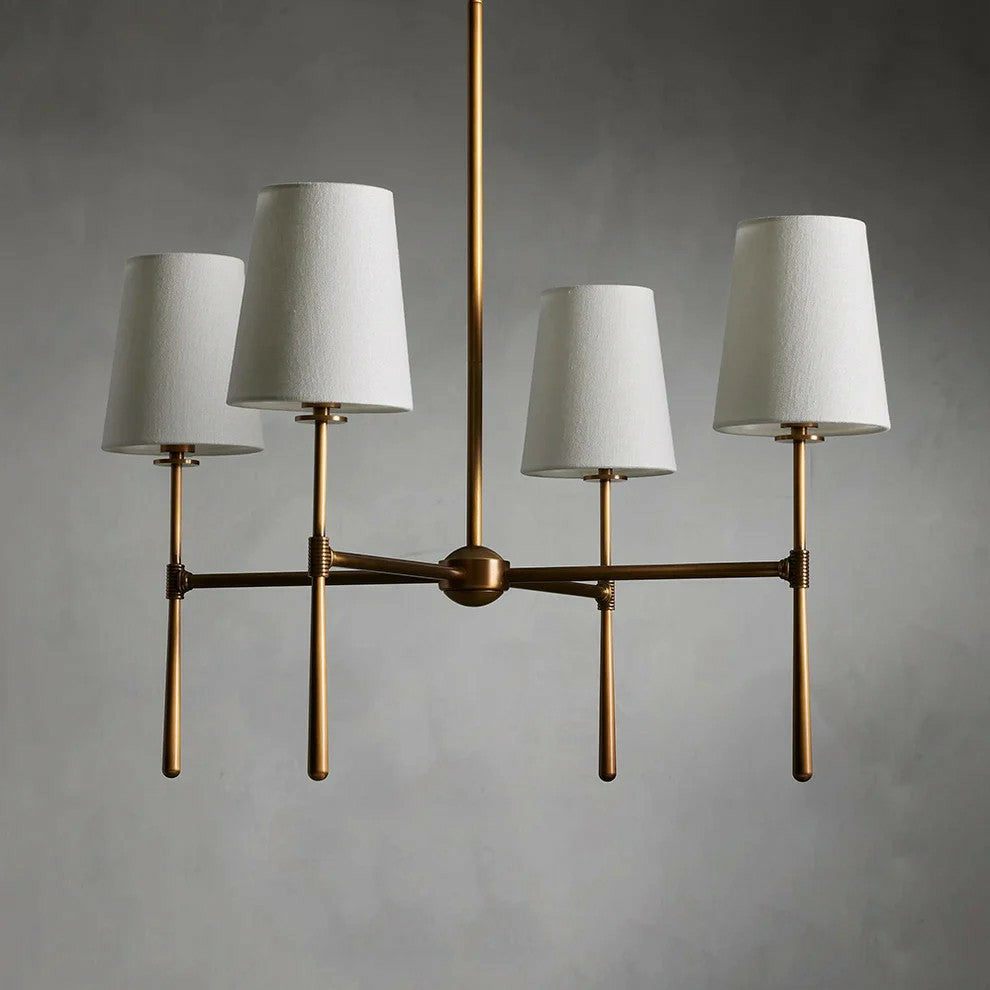 Linear Spoke Chandelier