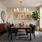 Linear Spoke Chandelier