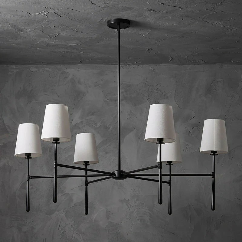 Linear Spoke Chandelier