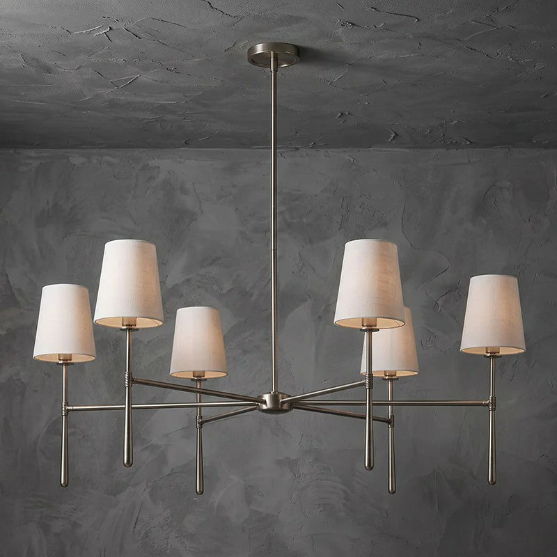 Linear Spoke Chandelier