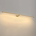Illuminated Modern Brass Mixed Color Linear Light Studio Display