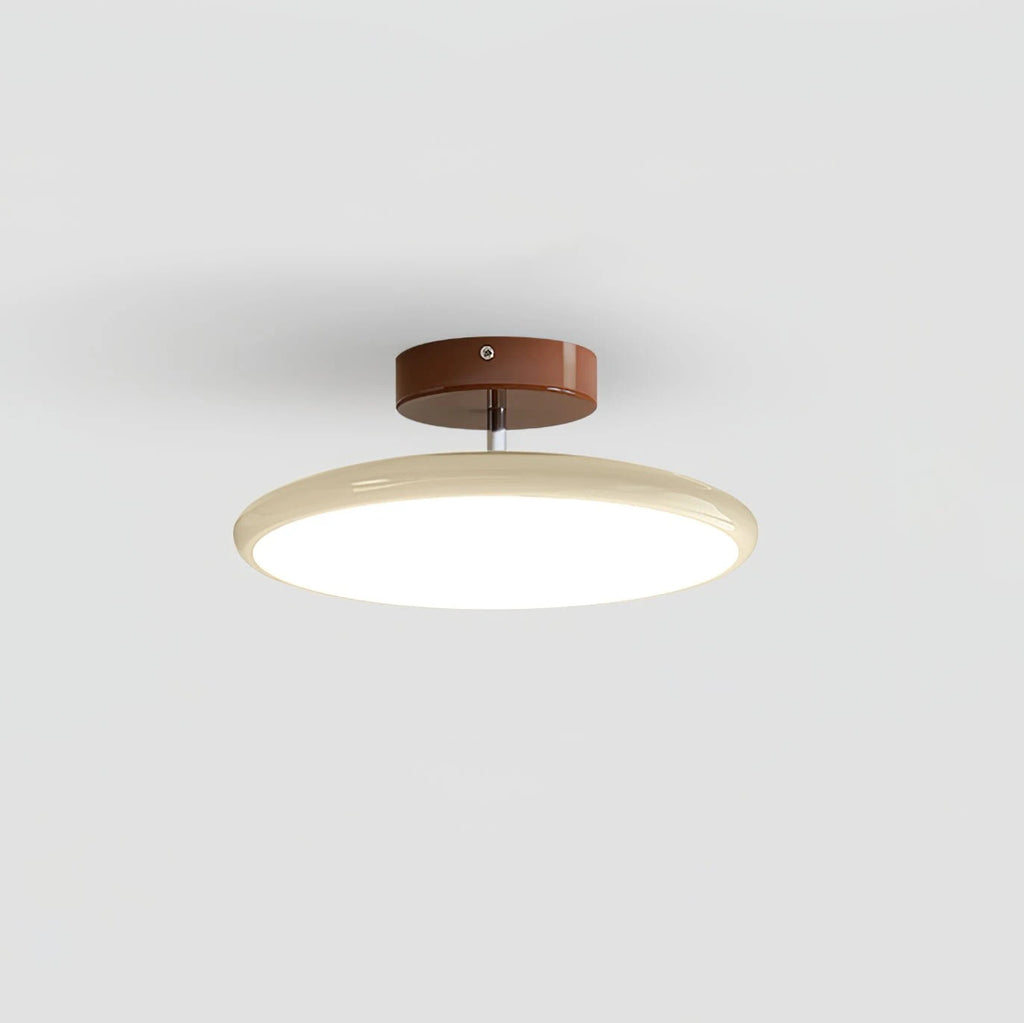 Bright Illuminated Modern Green Ultra-Thin Ceiling Light Studio Display