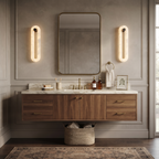 Loop Alabaster Linear Sconce