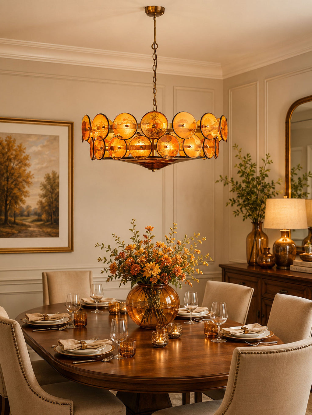Lorenzo Murano Chandelier