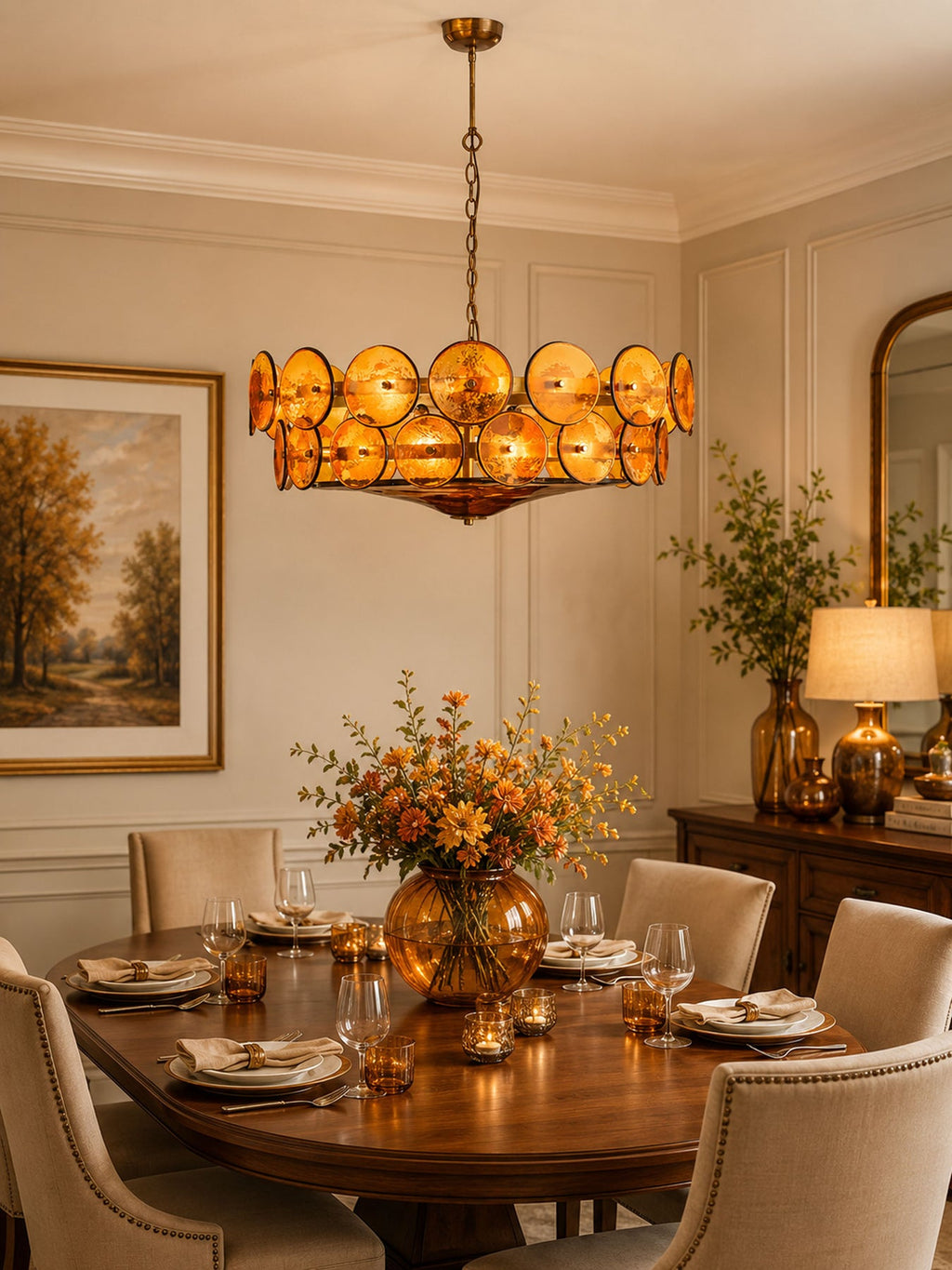 Lorenzo Murano Chandelier