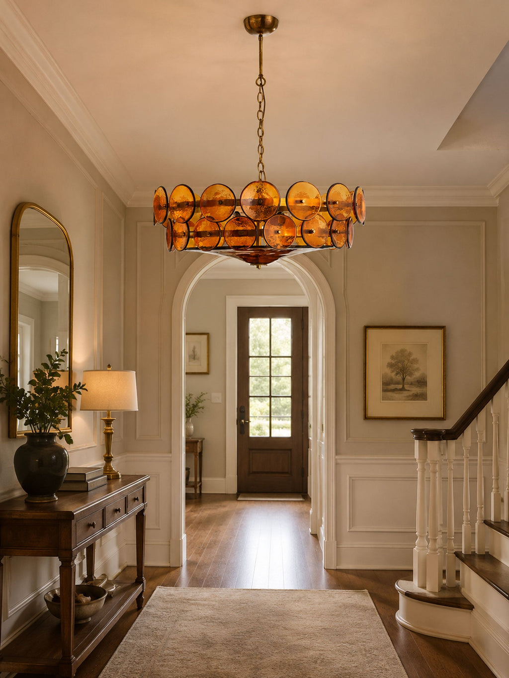 Lorenzo Murano Chandelier