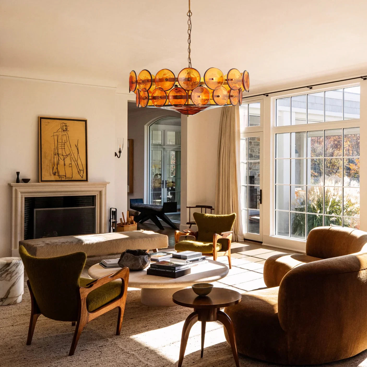 Lorenzo Murano Chandelier