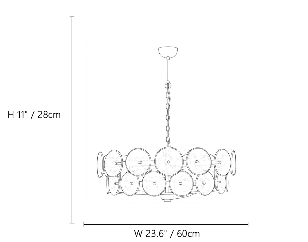 Lorenzo Murano Chandelier