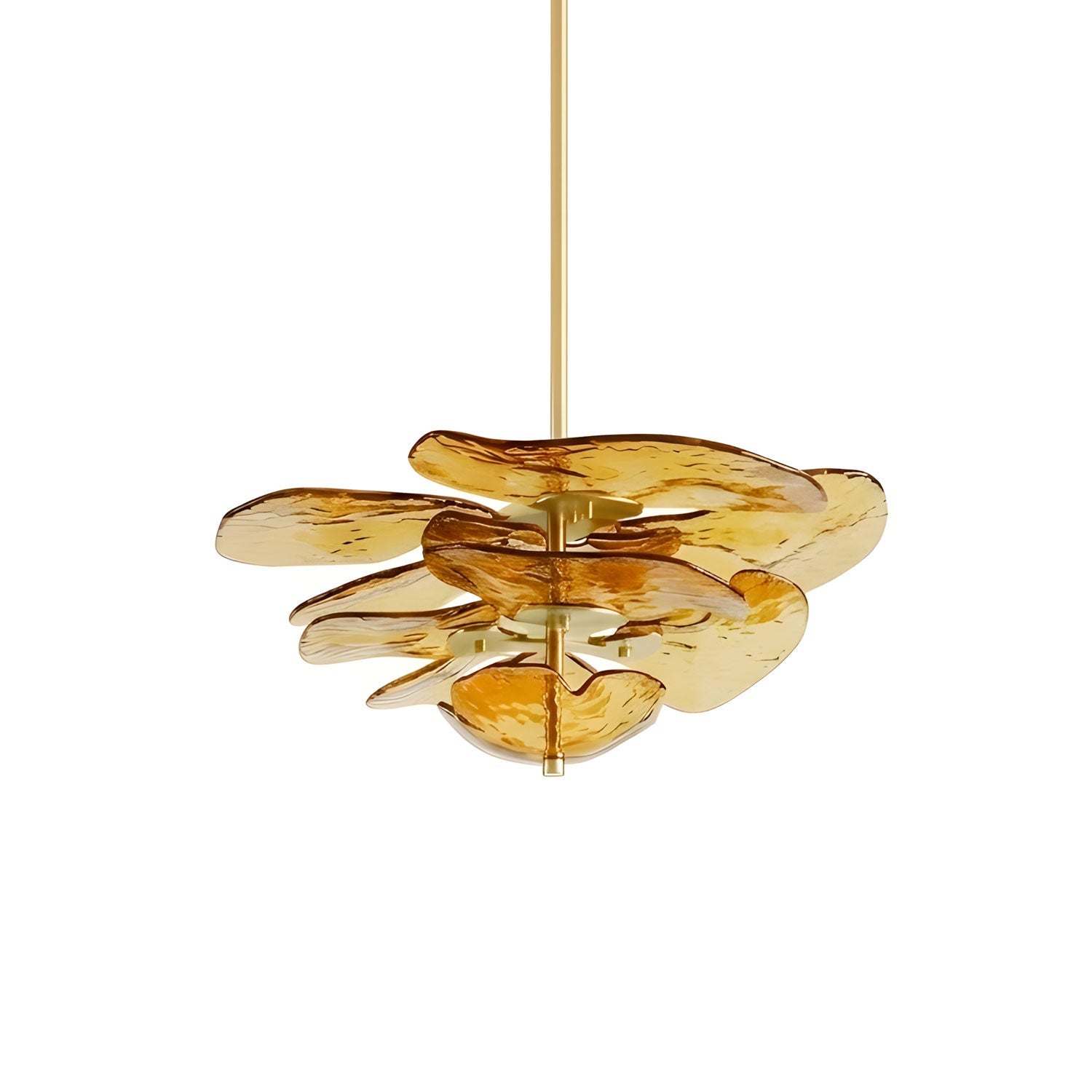 Lotus Leaf Murano Chandelier