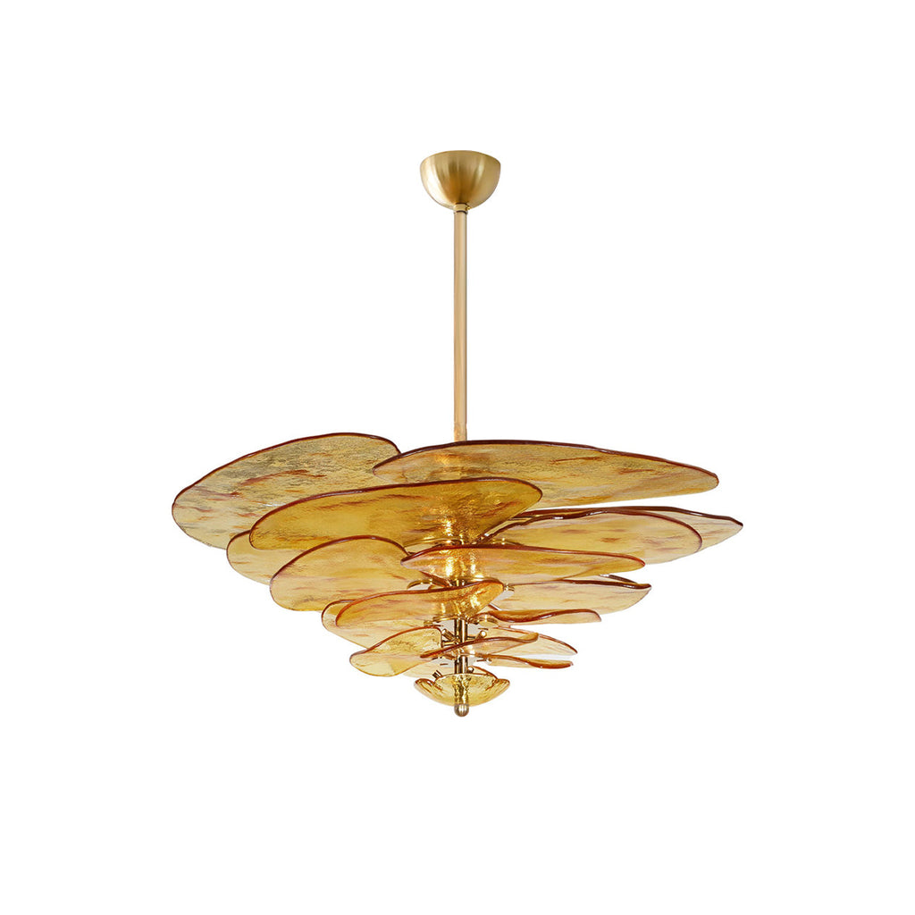 Lotus Leaf Murano Chandelier