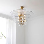 Lotus Leaf Murano Chandelier