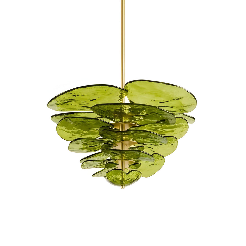 Lotus Leaf Murano Chandelier