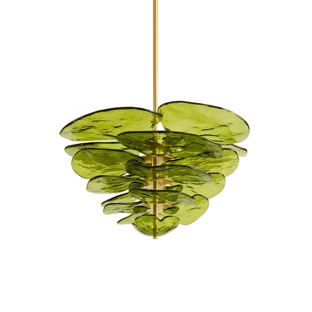 Lotus Leaf Murano Chandelier