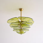 Lotus Leaf Murano Chandelier