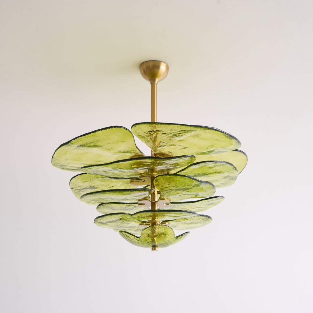 Lotus Leaf Murano Chandelier