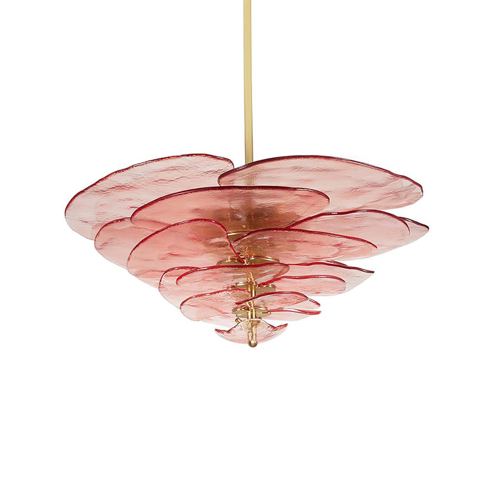 Lotus Leaf Murano Chandelier