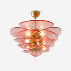 Lotus Leaf Murano Chandelier