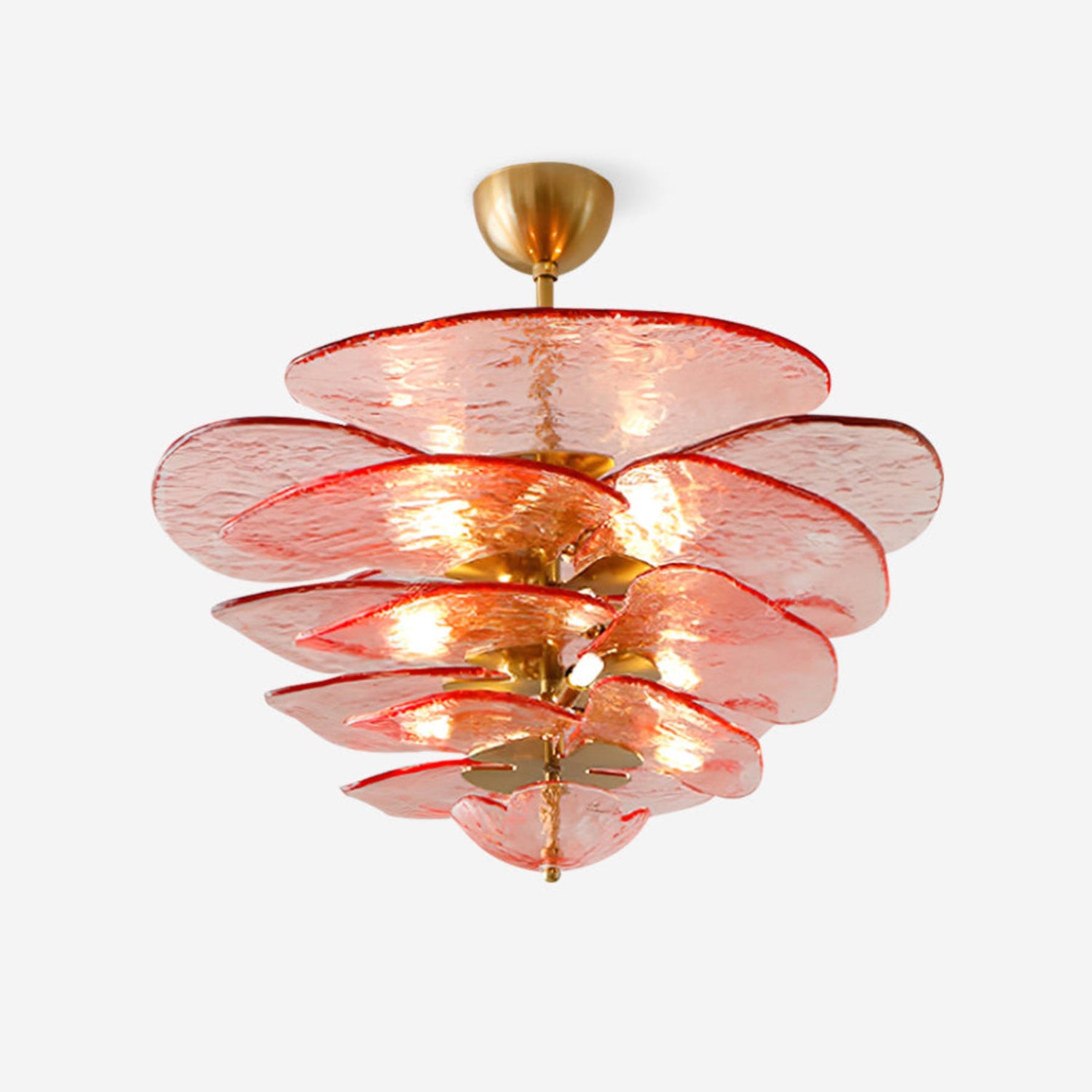 Lotus Leaf Murano Chandelier