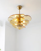 Lotus Leaf Murano Chandelier