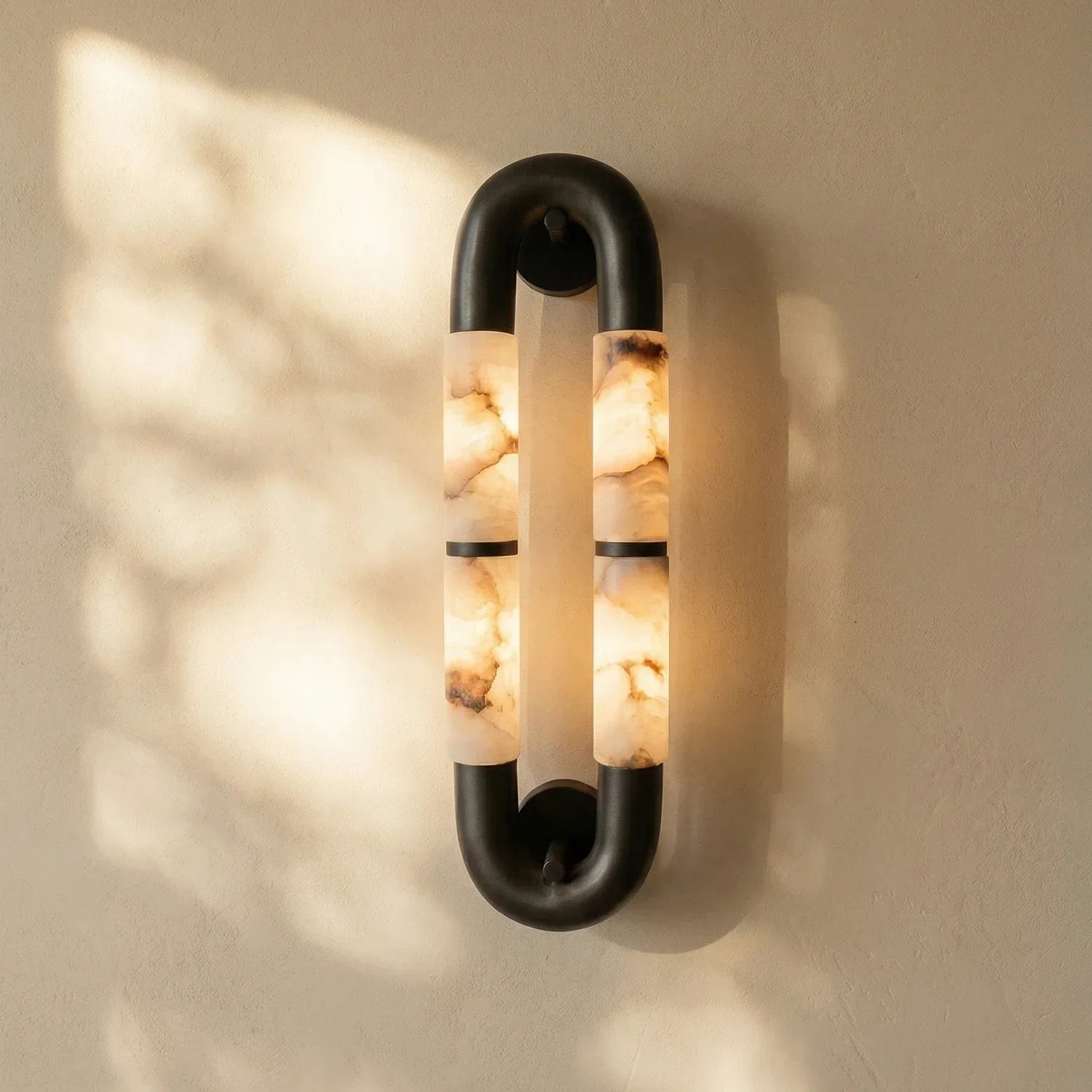 Luma Arc Alabaster Wall Lamp