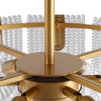 Close Up View of Brass Stem and Fixture Hardware