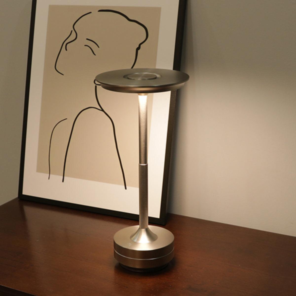 Turn Craft Portable Cordless Rechargeable Table Lamp