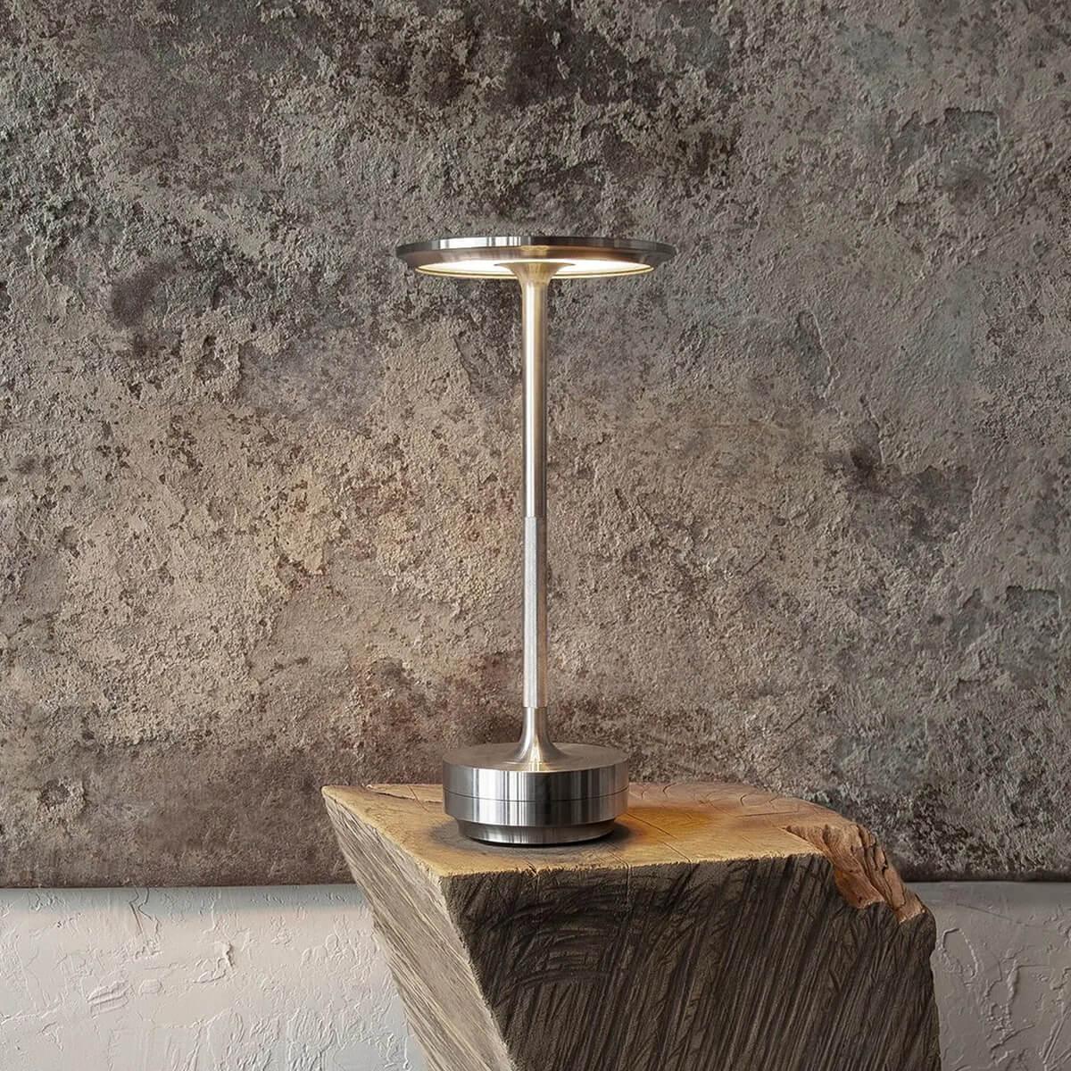 Turn Craft Portable Cordless Rechargeable Table Lamp