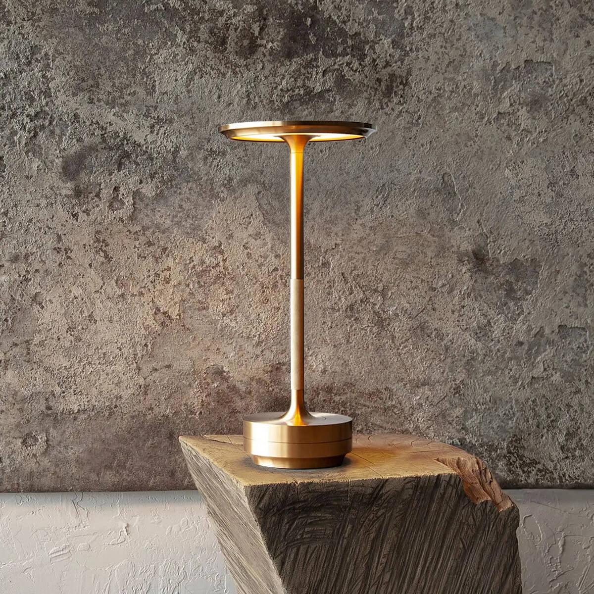 Turn Craft Portable Cordless Rechargeable Table Lamp