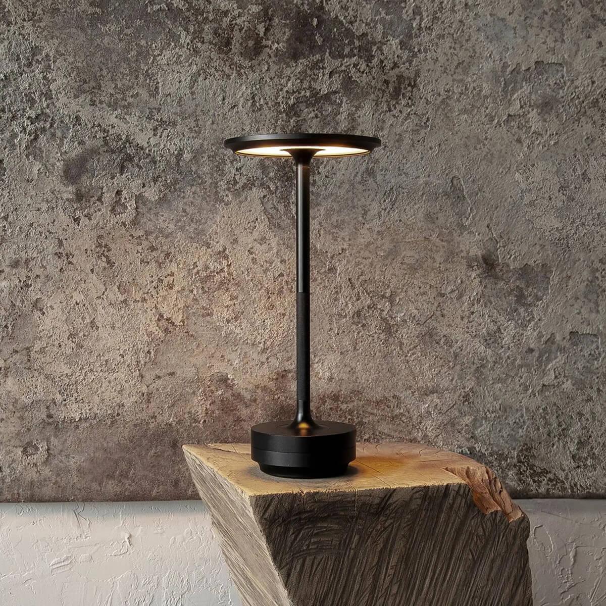 Turn Craft Portable Cordless Rechargeable Table Lamp