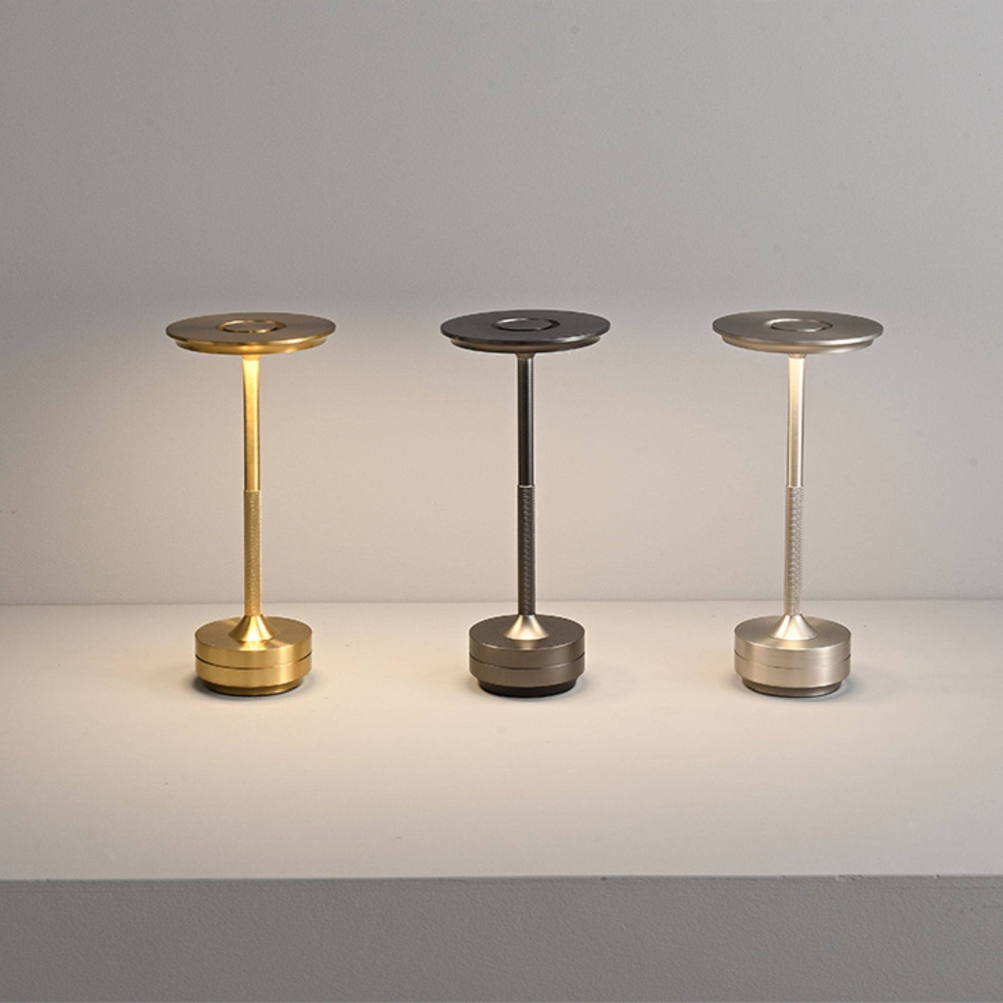 Turn Craft Portable Cordless Rechargeable Table Lamp