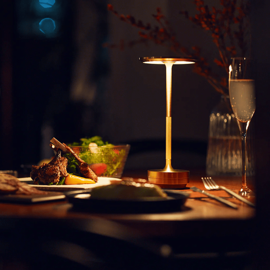 Turn Craft Portable Cordless Rechargeable Table Lamp
