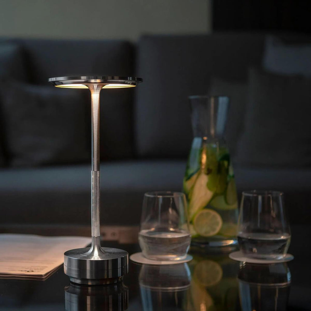 Turn Craft Portable Cordless Rechargeable Table Lamp
