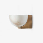 Luna Alabaster Bowl Sconce