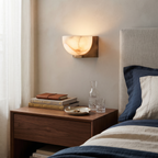Luna Alabaster Bowl Sconce