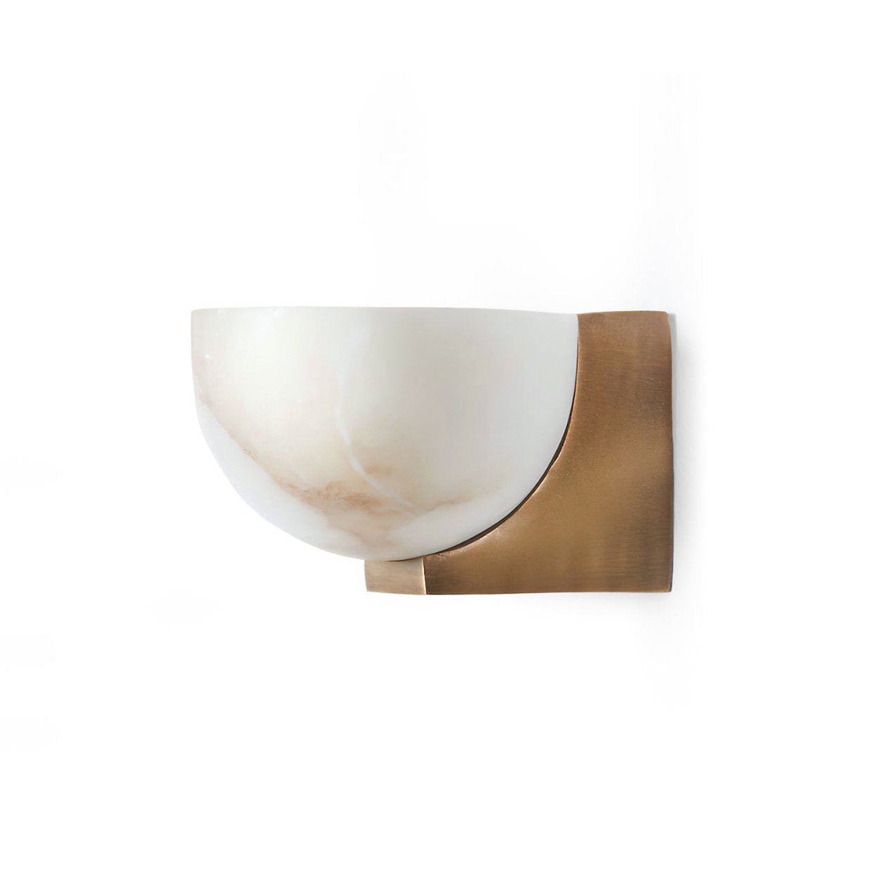 Luna Alabaster Bowl Sconce
